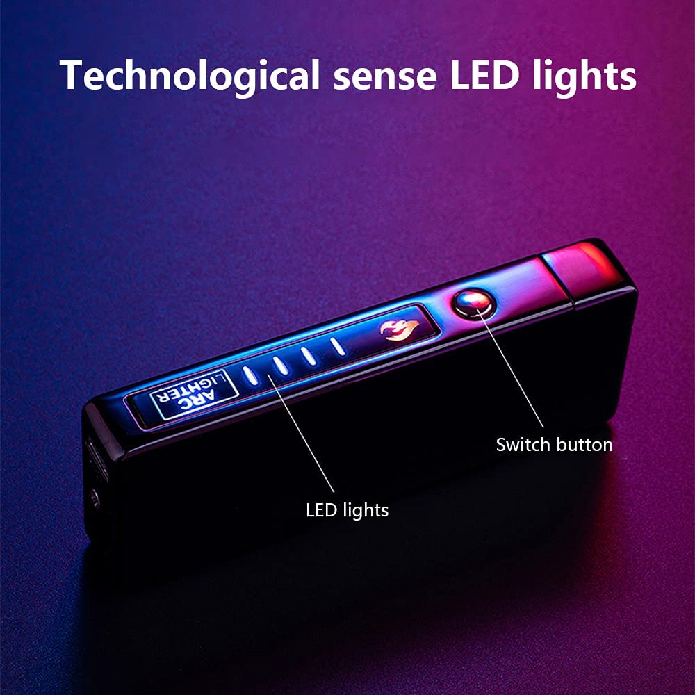 SKRFIRE Arc Plasma Lighter with LED Battery Indicator