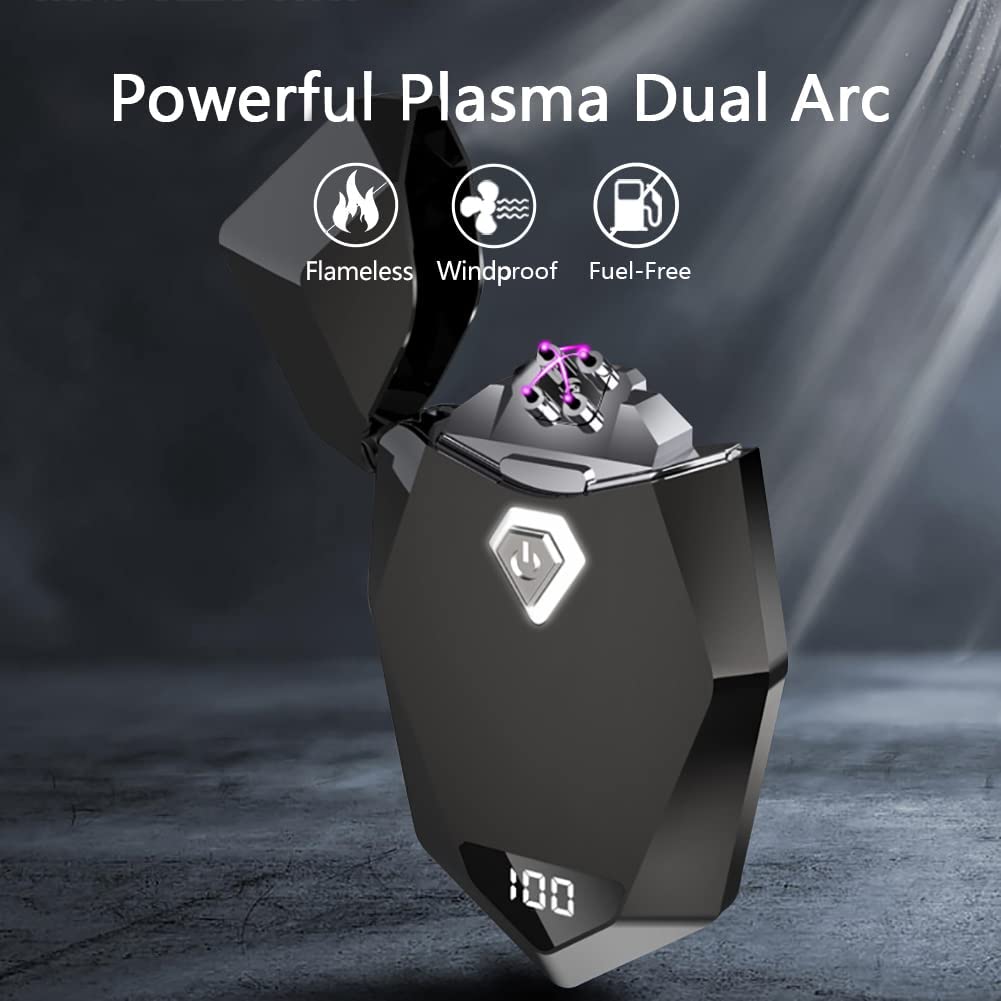 SKRFIRE Arc Plasma Lighter like gemstones, smooth mirror surface